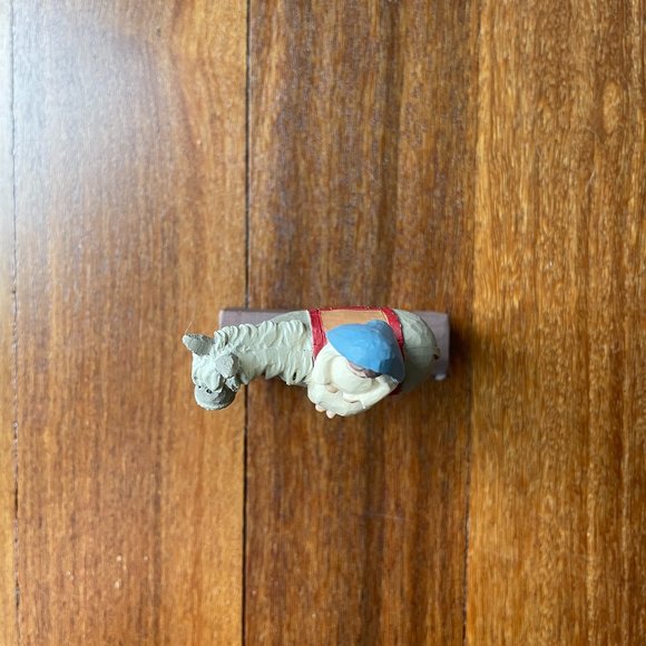 NEW Blossom Bucket Resin Pregnant Mary on Donkey "Believe" - Picture 4 of 4